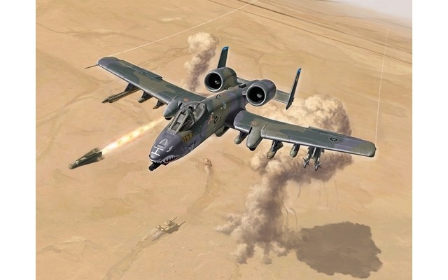 Italeri 1/72 A-10 A/C Thunderbolt II - Gulf War